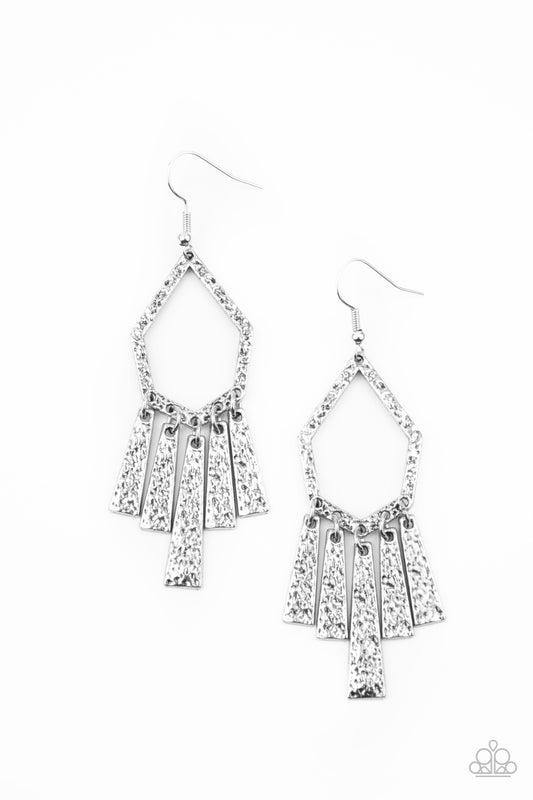 Partners in CHIME - Silver Earrings - Paparazzi Accessories – Bedazzle Me  Pretty Mobile Fashion Boutique