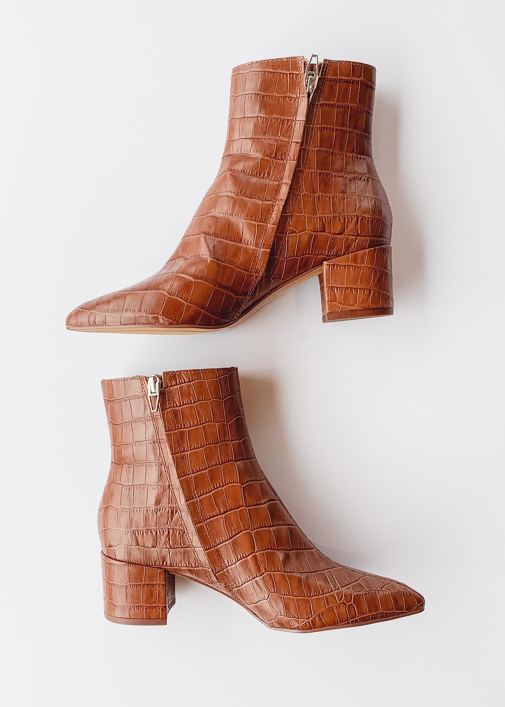 dolce vita cognac booties