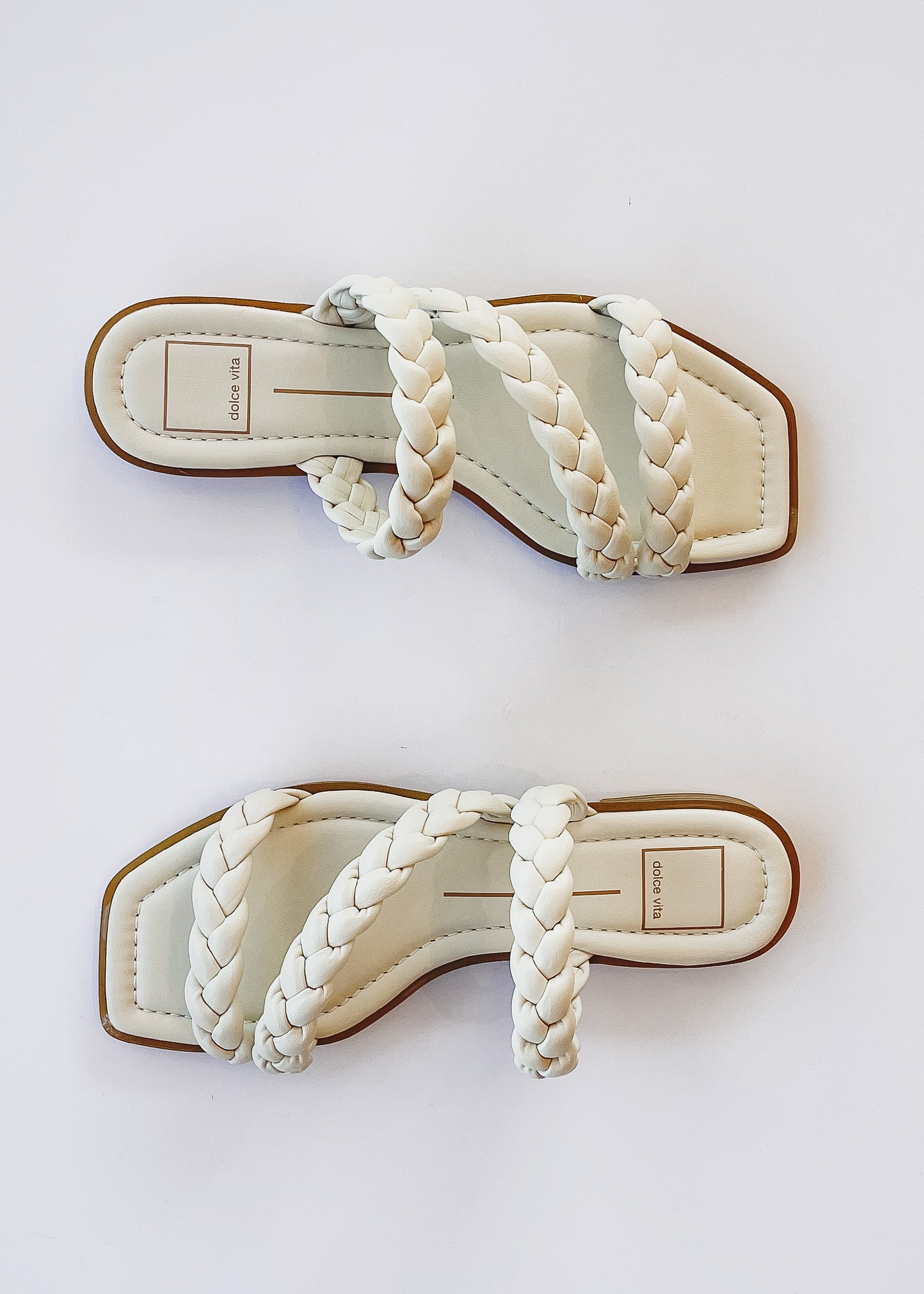 DOLCE VITA: Iman Sandals -Ivory Stella