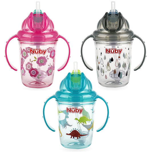 Nuby 1pk Twist N' Sip No Spill Straw Cup – My Little Charmer