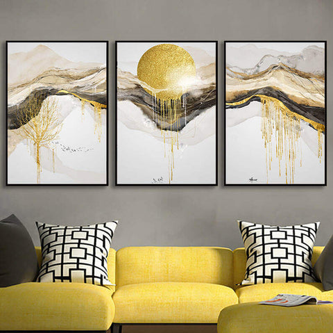 Abstract Golden Orb wall art 01.jpg