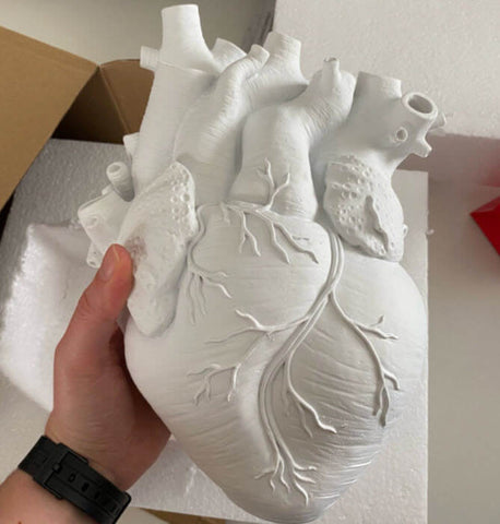 "In My Heart" Anatomical Flower Vase