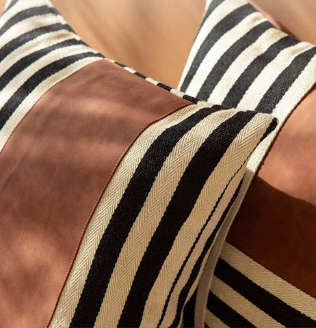 Stripe Faux Leather Pillow 03.jpg