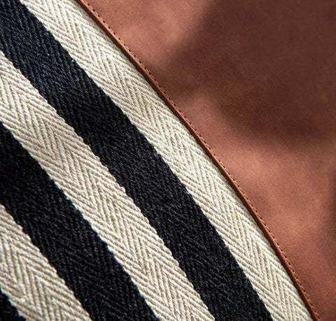Stripe Faux Leather Pillow 05.jpg