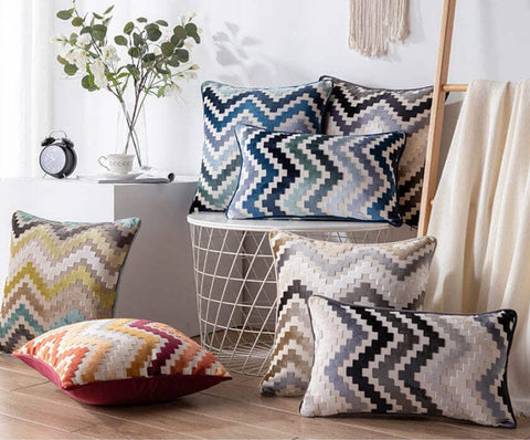 Zigzag Velvet Pillow 02.jpg