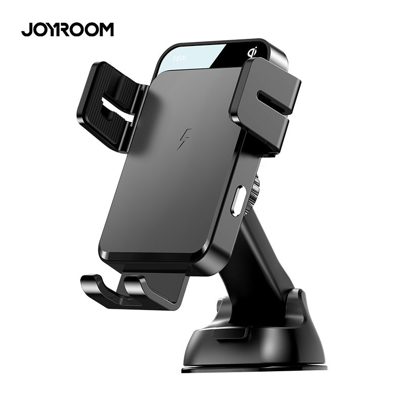 Support voiture Joyroom Qi chargeur à induction sans fil 15W (compatible  MagSafe pour iPhone) pour tableau de bord (JR-ZS295) - ✓
