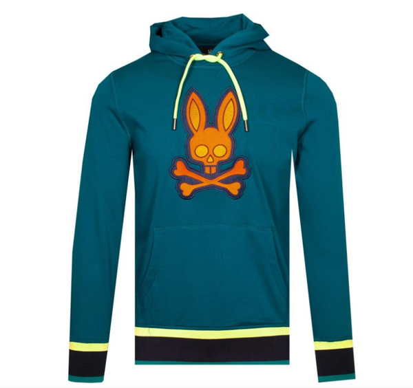 Psycho Bunny Corby Twill Logo Hoodie – Club Uomo Montreal