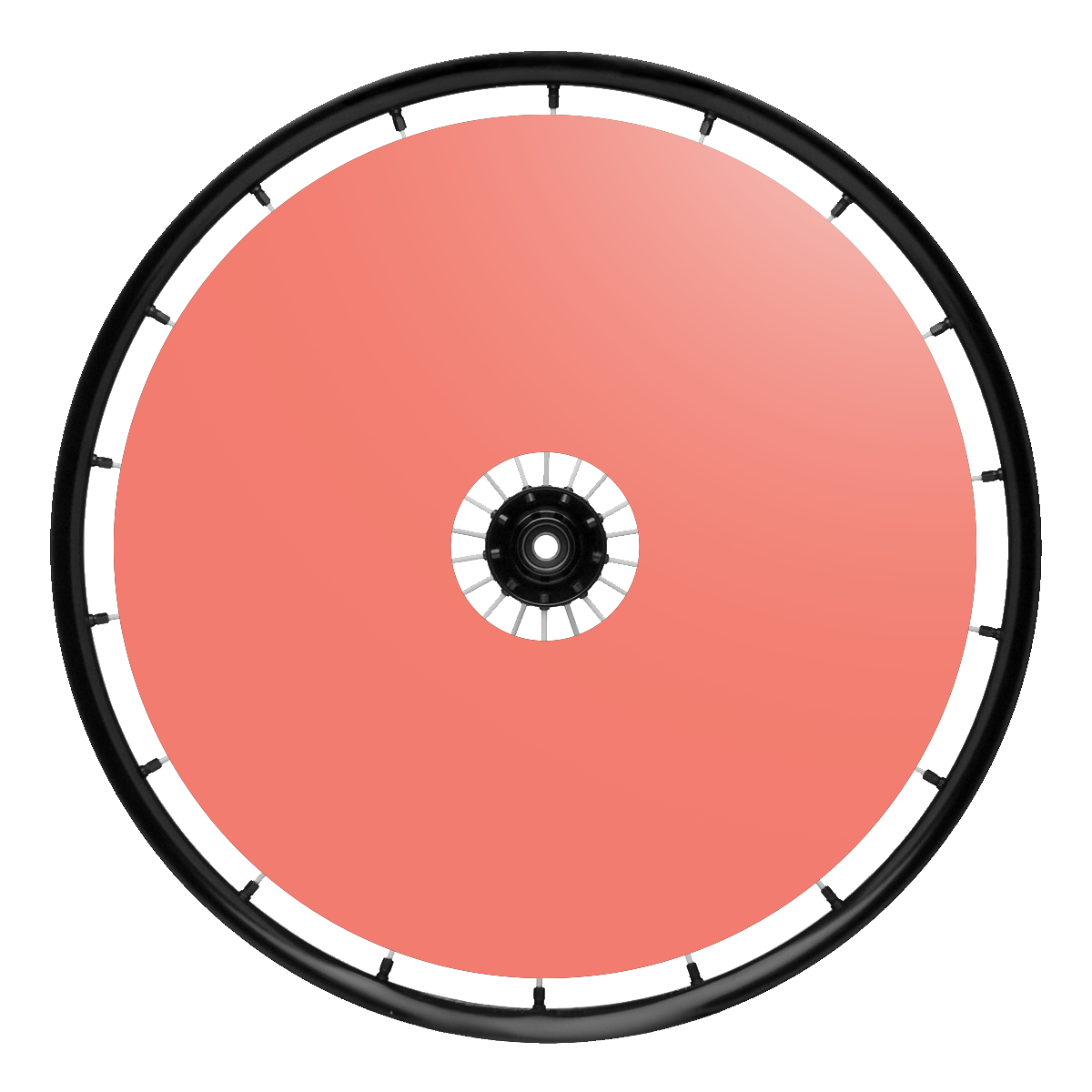 Salmon Pink Wheelchair Spoke Guard