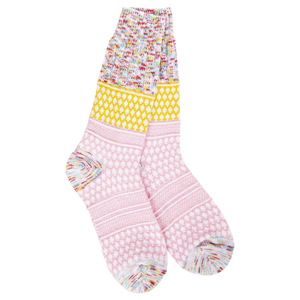 Whimsical Weekend Gallery Crew Socks - Fashion Cupcake 