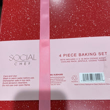 Load image into Gallery viewer, Social Chef 4 piece baking set
