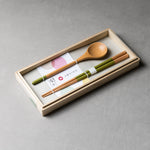 New Colour - Six Seasons やさしい彩り Series / Antibacterial Chopsticks and Spoon Set - 7 Colours