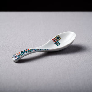 Kutani Desing Ceramic Spoon - 7 Kinds / 九谷色絵 れんげ