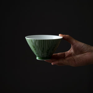 HASAMI-YAKI Tokusa Rice Bowl / はさみやき茶碗