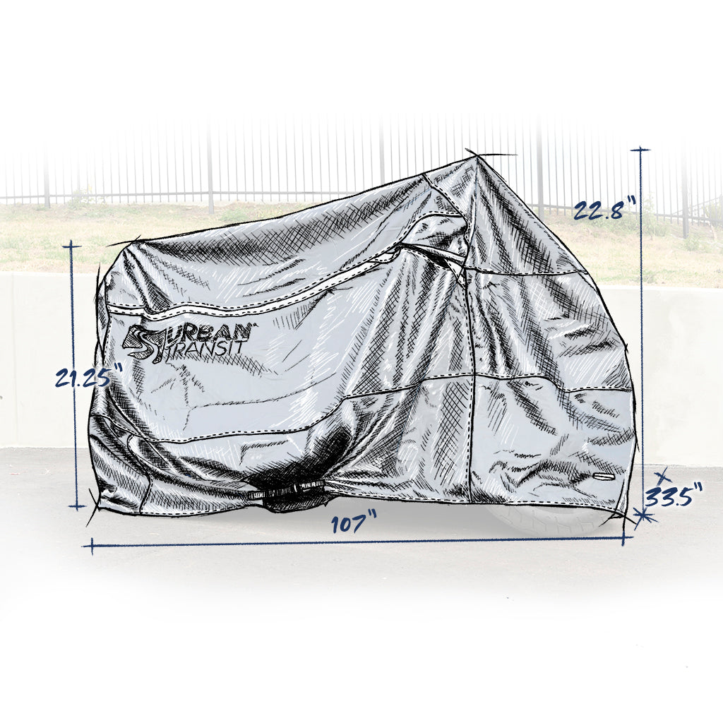 Urban Transit Motorcycle Cover Size & Fitment