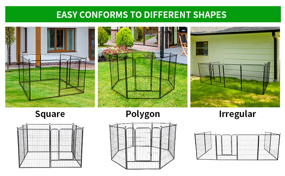 Elecwish High-Security Pet Fences is easy to conform to different shapes