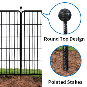 Elecwish High-Security Pet Fences has round top design