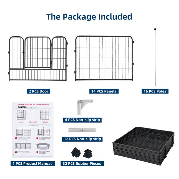 The package included of Elecwish High-Security Pet Fences
