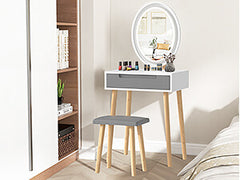 Elecwish makeup vanity HW1151 is suitable for small space