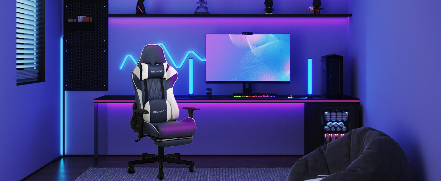 Gaming Chair with Soft Lumbar Suppot OC115 display scene