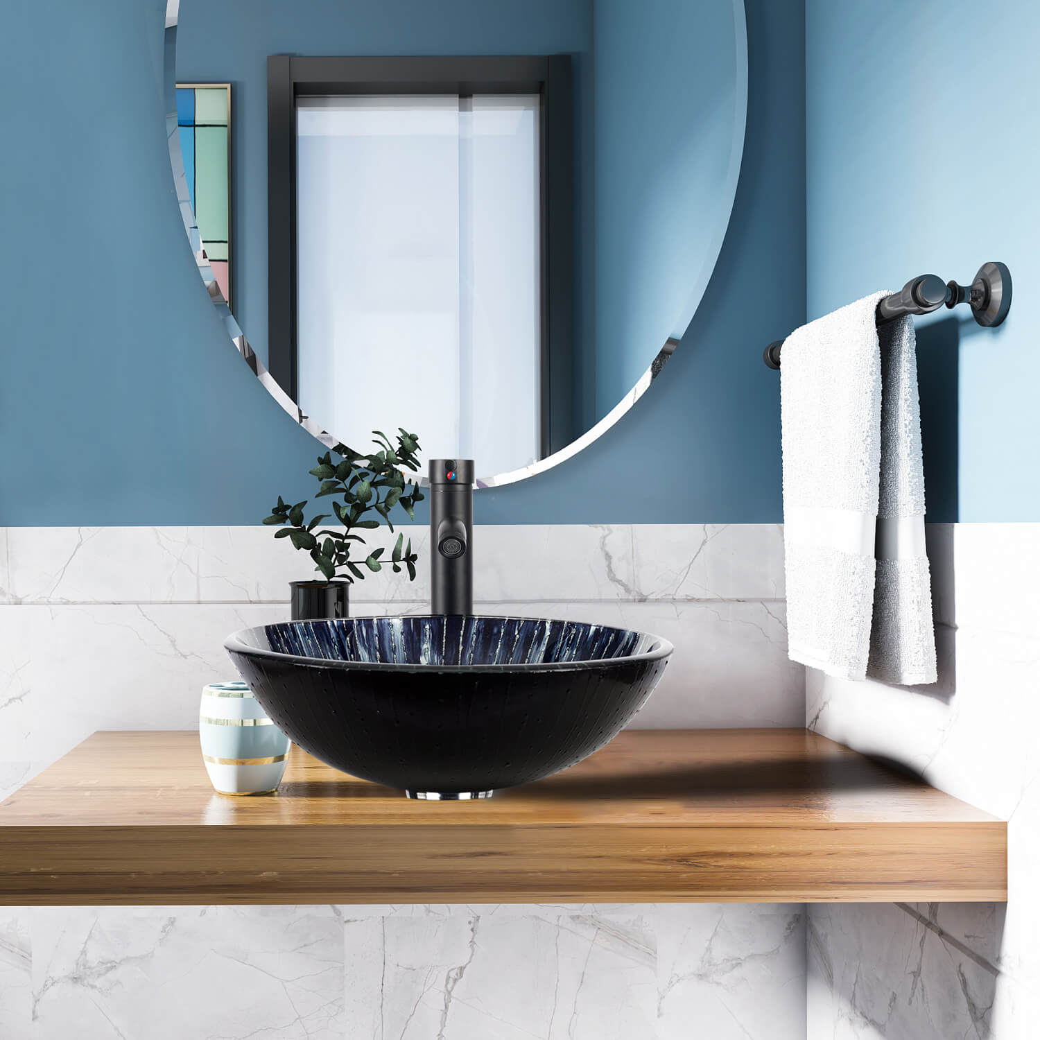 bathroom raised sinks