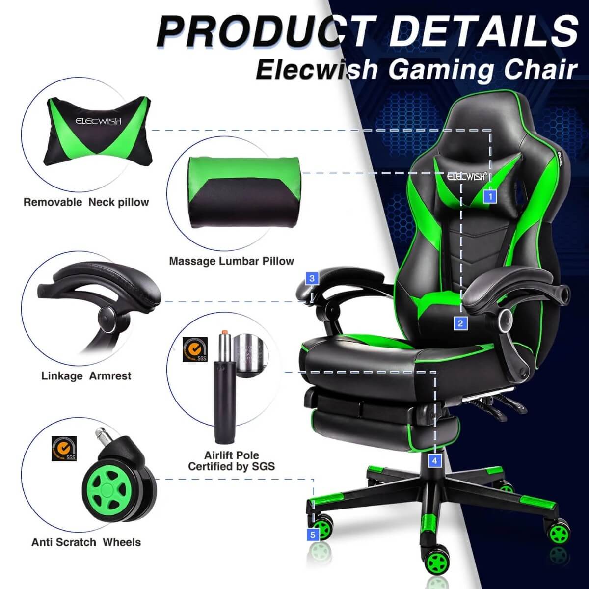 gaming chair oc087