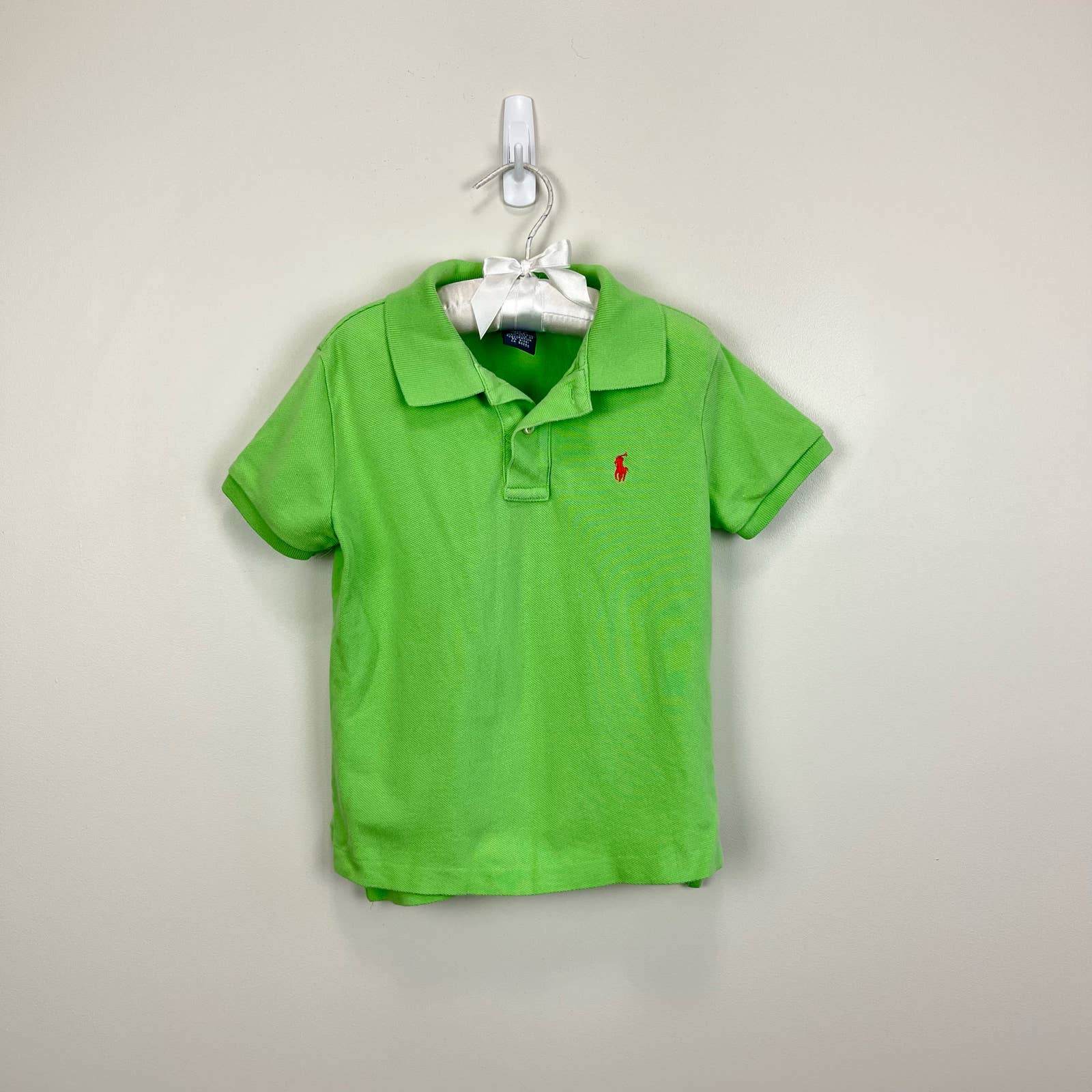 Manuscript wimper Chip Ralph Lauren Boys Green Polo Shirt 3T – andescloset91