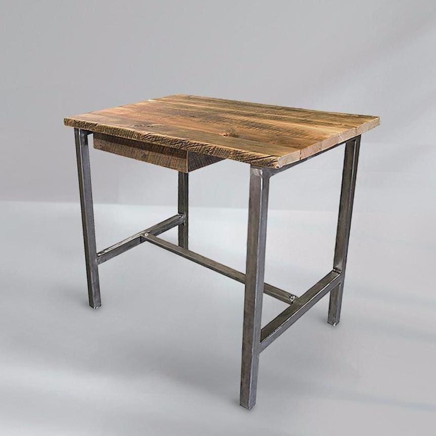 Reclaimed Wood And Metal Office Desk Free Shipping Jw Atlas