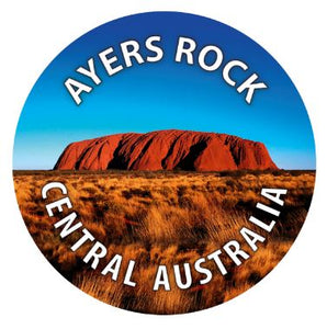PIN 18MM AYERS ROCK CENTRAL AUSTRALIA Blue sky