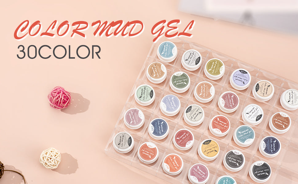 Mud Gel 30 Colors Set - 1