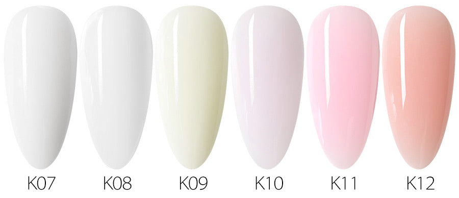 Poly Gel 6 Color Set Light-colored