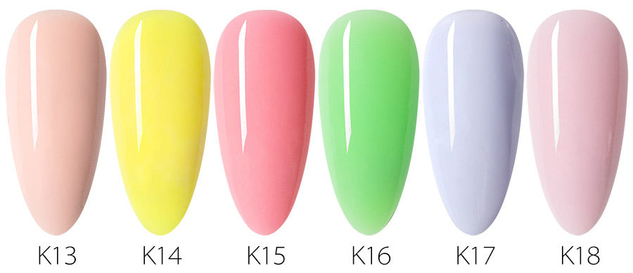 Macaron Poly Gel 6 Color Set - 3