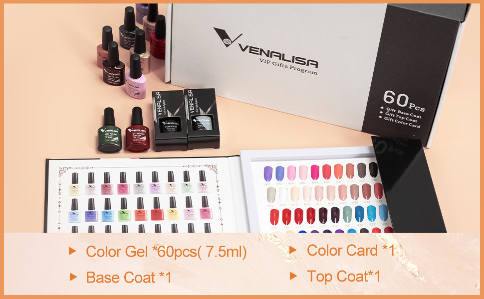Venalisa VIP Set 60 Colors Gel Polish Kit 1