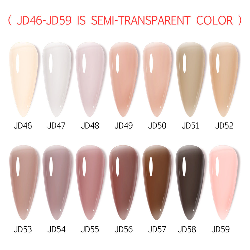 Jelly Transparent Color 15ml Gel Polish - 1
