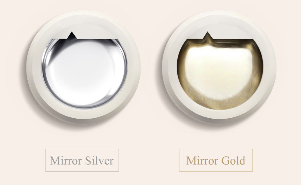 Mirror Silver Gel Mirror Gold Gel - 1