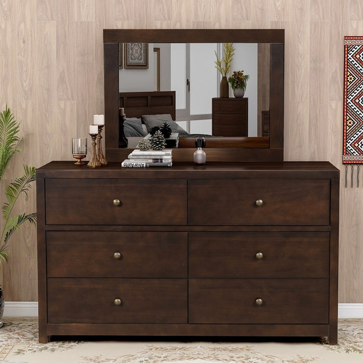 6 Drawer Chest Dresser Organizer Storage Cabinet Bedroom Furniture Wood Nordic Bedside Table