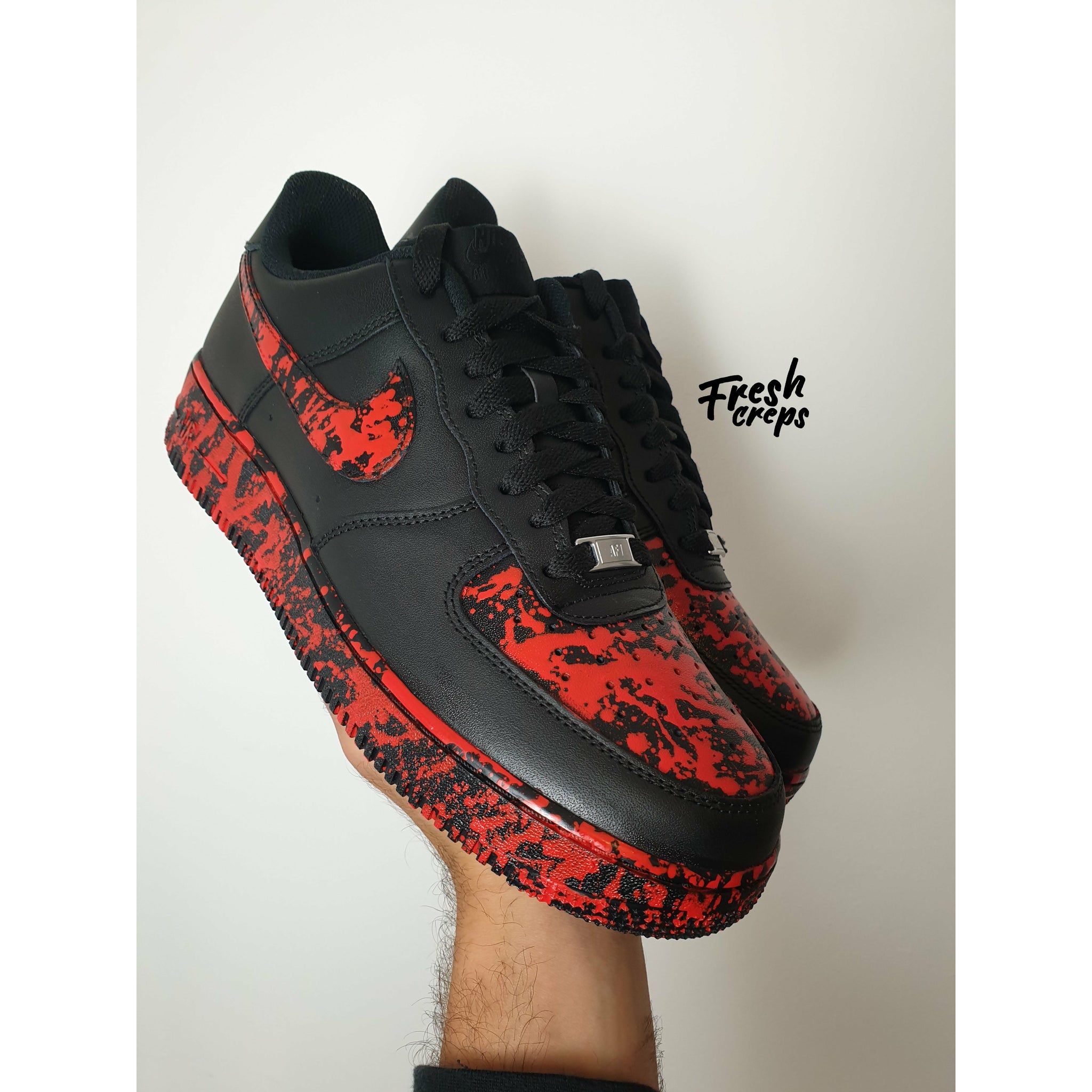 blood splatter air force 1