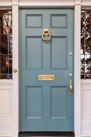 Designer Blue - Fleetwood Paints Popular Colours - Green Blue Front Door
