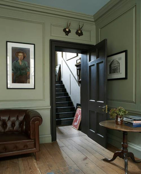 French Gray Farrow and Ball Living Room Paint Colour
