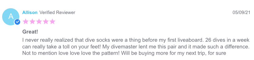 dive sock review