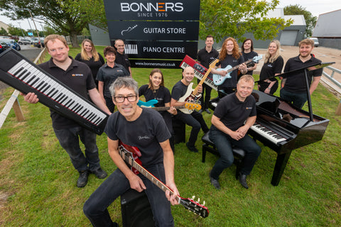 Bonners Staff Photo outside new Eastbourne store