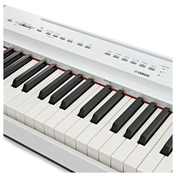 Yamaha P121 Portable Piano White Bonners Music