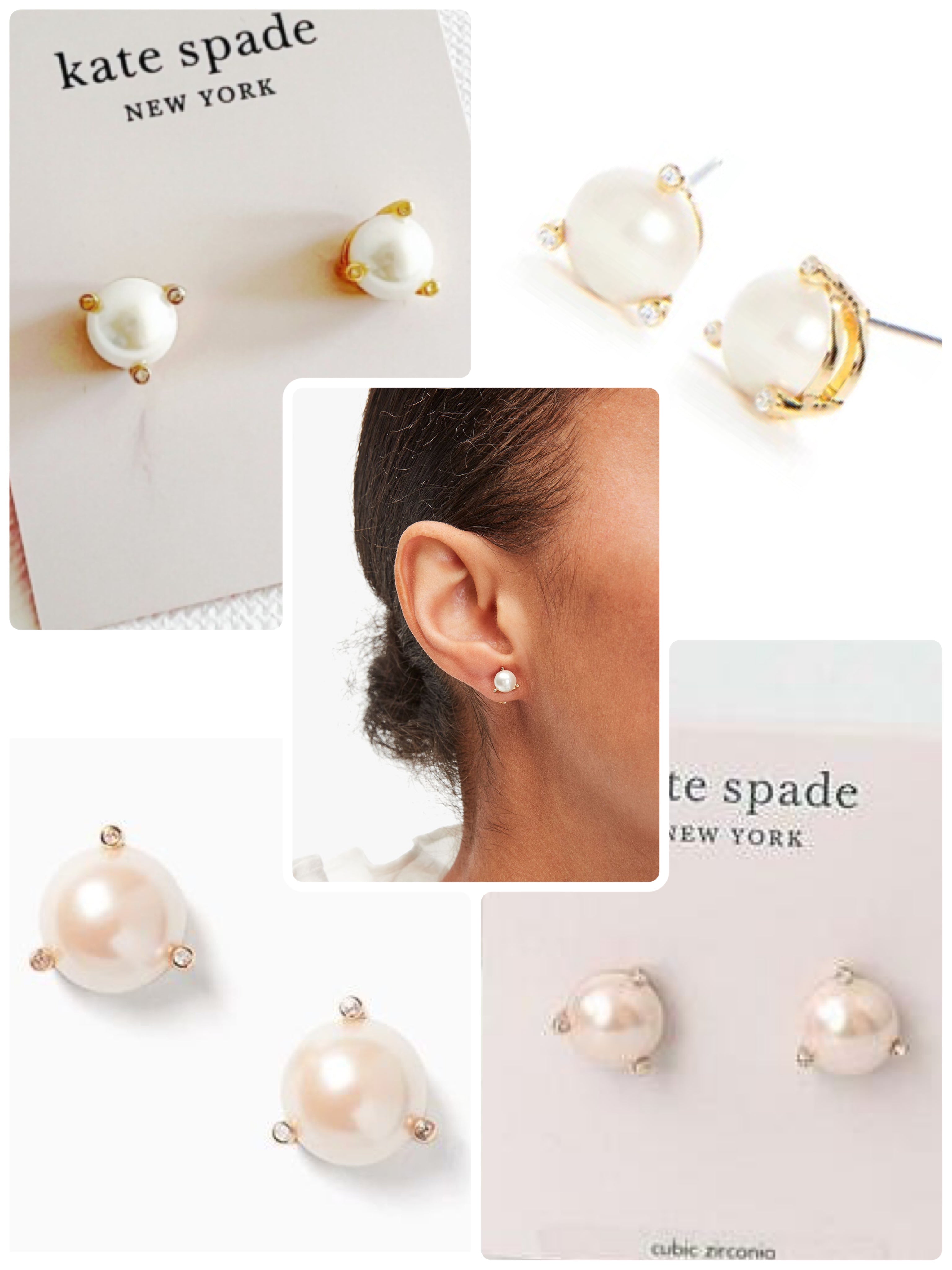 Kate Spade Pearl Stud Earrings