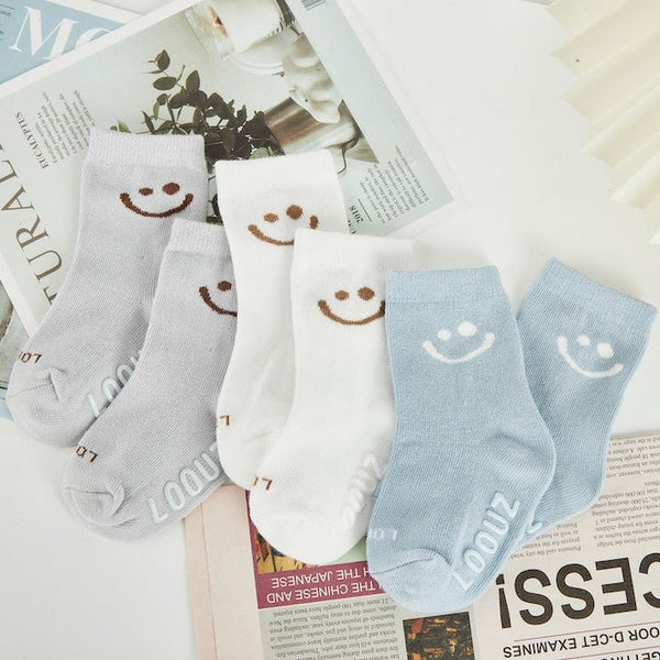 LOOUZ Trendy Socks Smiley Socks for Women and Men