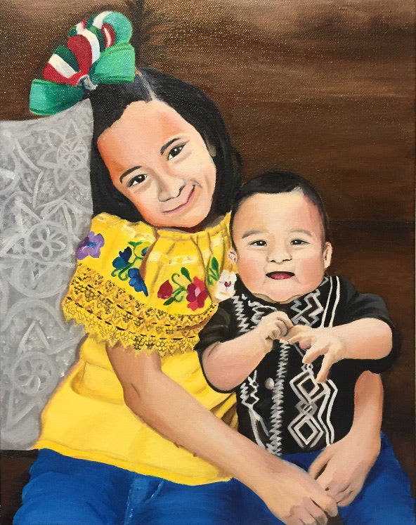 portrait baby commission
