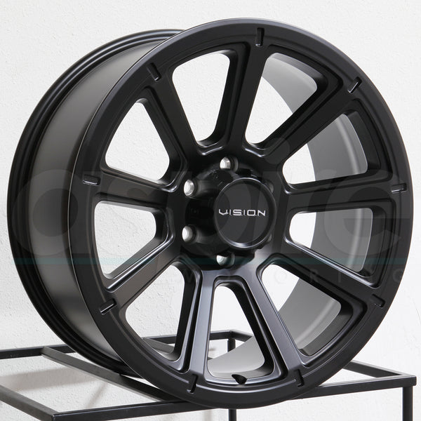 Vision Wheels 353 Turbine Matte Black– aspire MOTORING