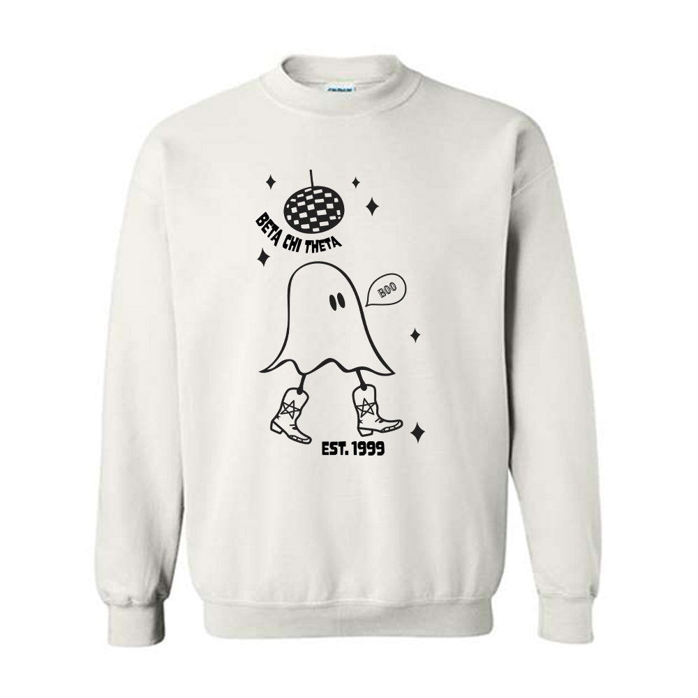 Beta Chi Theta Ghost Disco Crewneck Sweatshirt