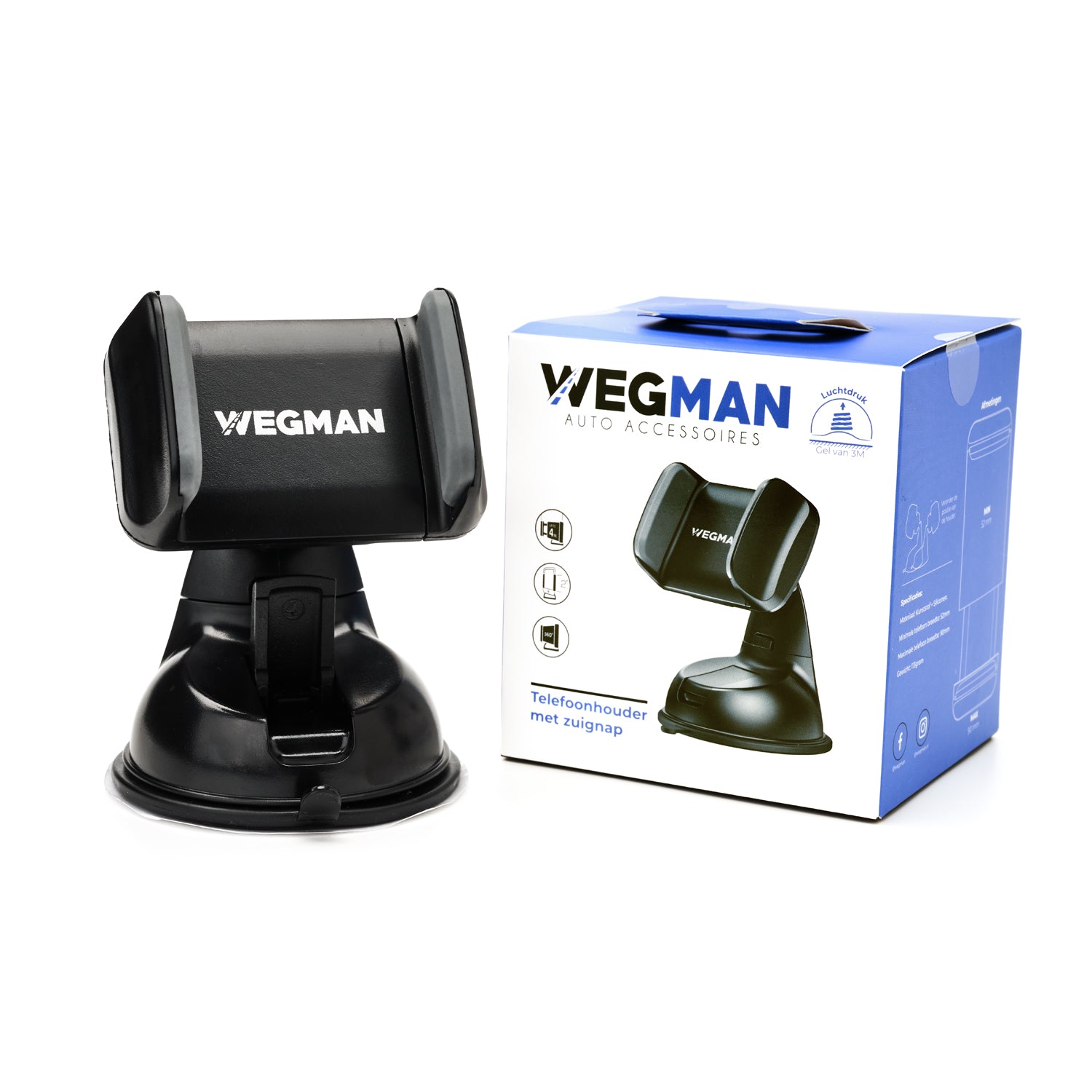 meester Omleiden Spin WEGMAN Phone Holder With Suction Cup - Phone Holders – Wegman