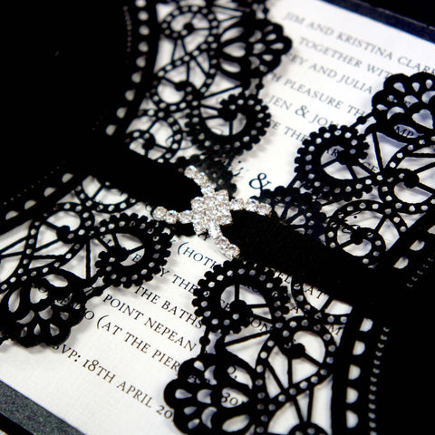 Laser Cut Wedding Invitations