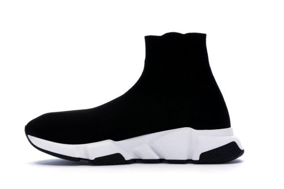 balenciaga black white sole