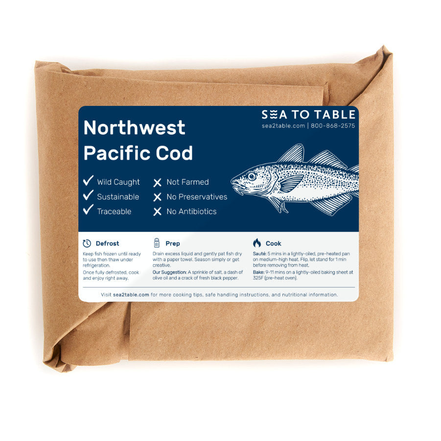 Wild Pacific Cod | Buy Northwest Pacific Cod Online – Sea to Table